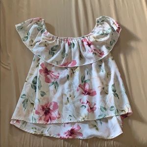 Off the shoulder shirt